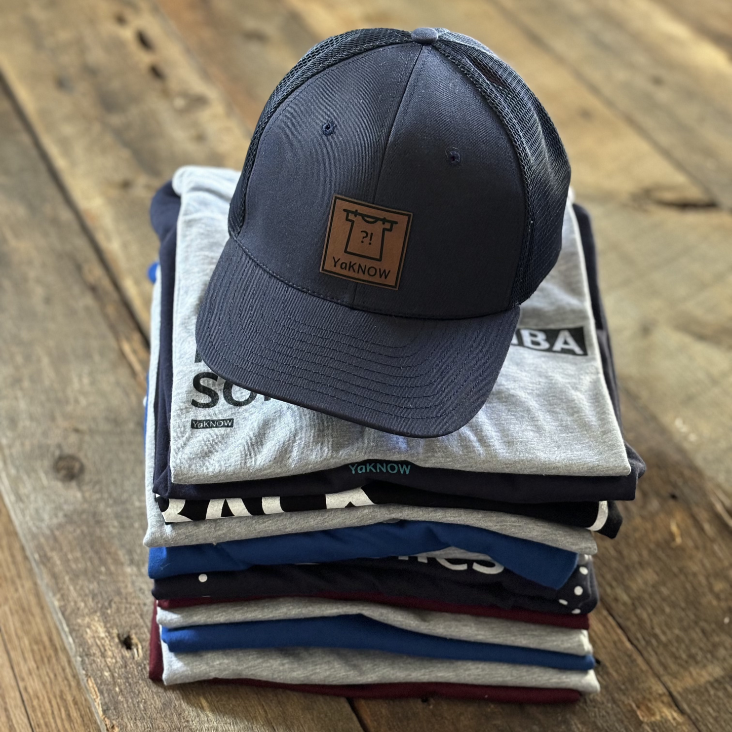 YaKNOW Stacked Logo Trucker Hat